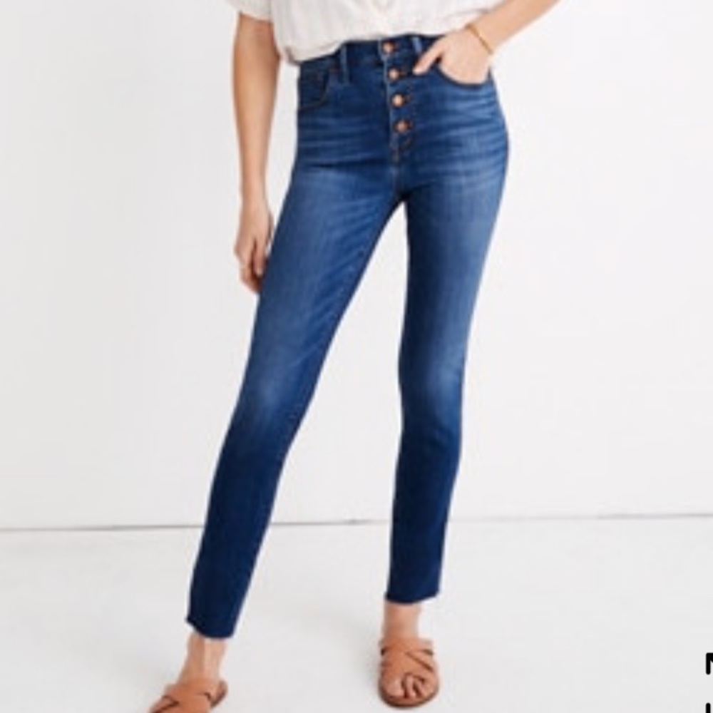 Petite High-Rise Skinny Crop Jeans